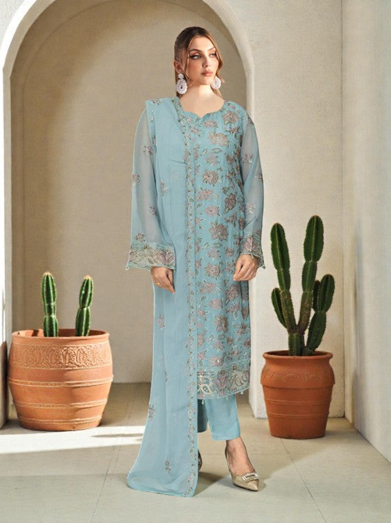 Ramsha Luxury Chiffon Collection 2026 Vol-W554 (D-01)
