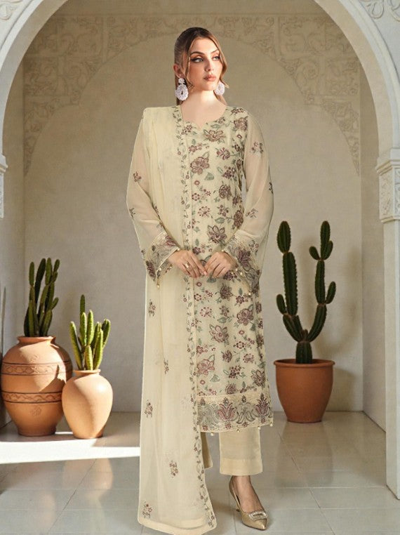 Ramsha Luxury Chiffon Collection 2026 Vol-W554