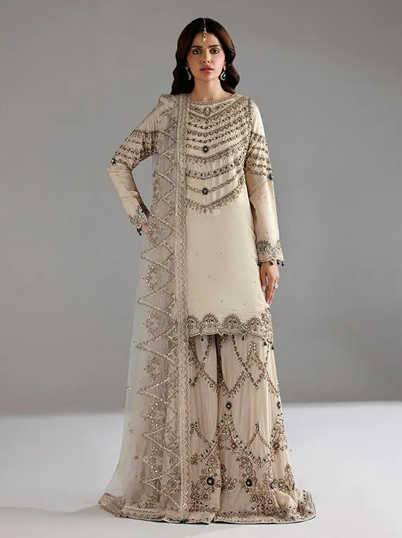 Ramsha Luxury Formals Wedding Unstitched Collection'26 (H-607)