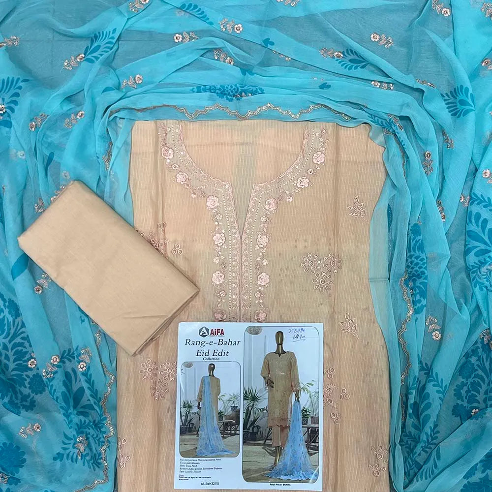 Rang E Bahar Embroidery Doriya Lawn Edit25 By Aifa (25DA93-03)