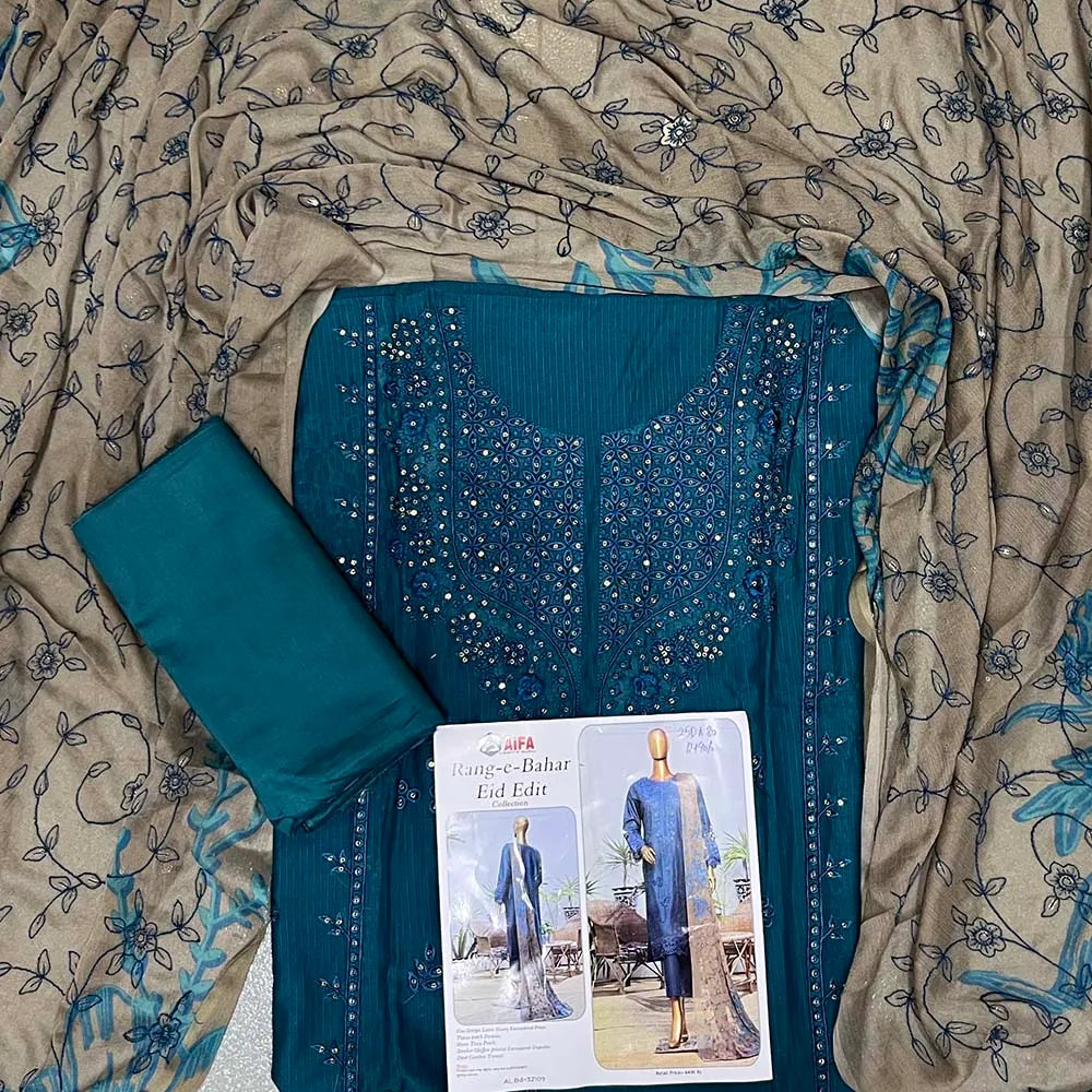 Rang E Bahar Embroidery Doriya Lawn Edit25 By Aifa (25DA93-08)
