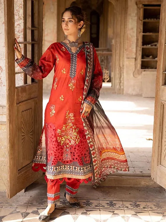 Rang Nagar Embroidered Lawn Collection 2025 By Shaista (D-633)