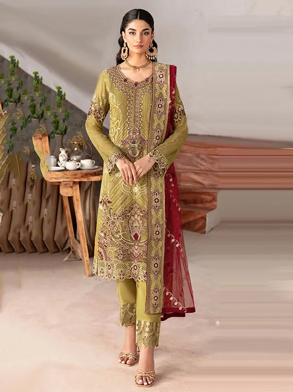 Rangoon By Ramsha Chiffon Collection 2024 Vol-12 (1203)