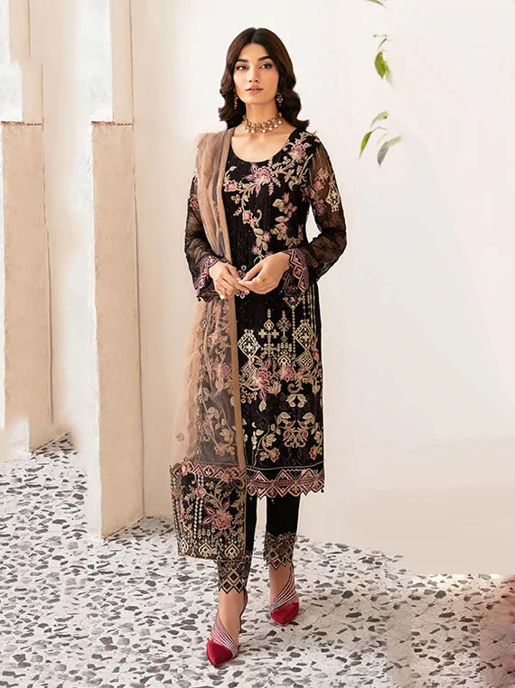 Rangoon By Ramsha Chiffon Collection 2024 Vol-12 (1204)