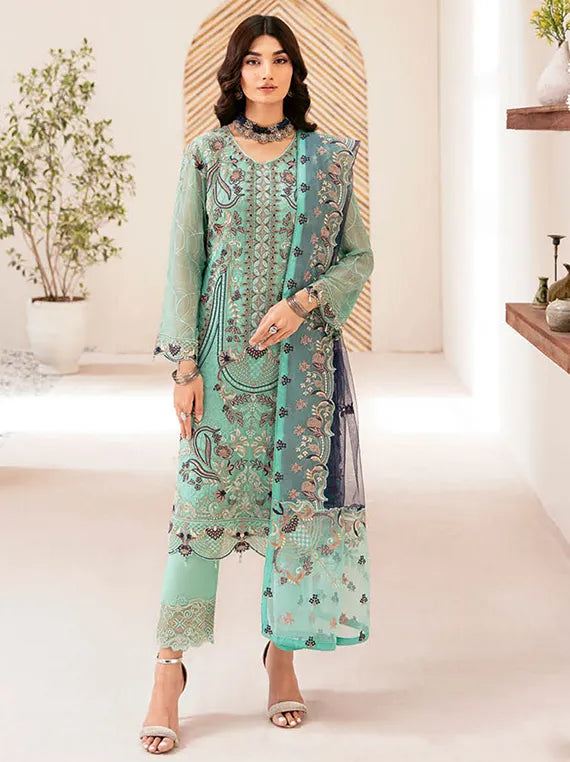 Rangoon By Ramsha Chiffon Collection 2024 Vol-12 (1207)