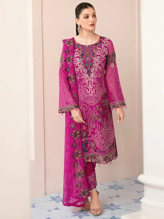 Rangoon By Ramsha Luxury Chiffon Collection 2023 Vol-09 (D-912)