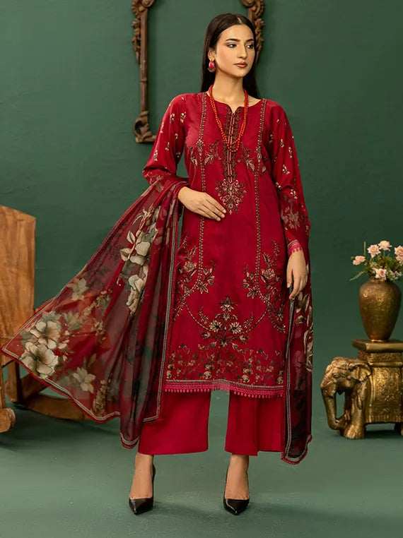 Rangoon Embroidered Viscose Collection 2024 By Azam Arts (D-1532)