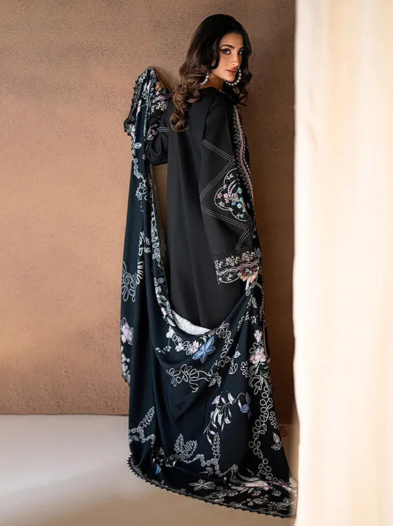 Rangrez by Coral Unstitched Embroidered Linen Collection'26 (D-03)