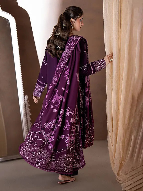Rangrez by Coral Unstitched Embroidered Linen Collection'26 (D-06)