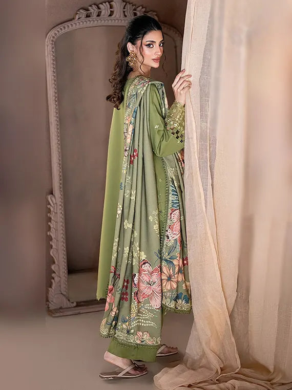 Rangrez by Coral Unstitched Embroidered Linen Collection'26 (D-09)