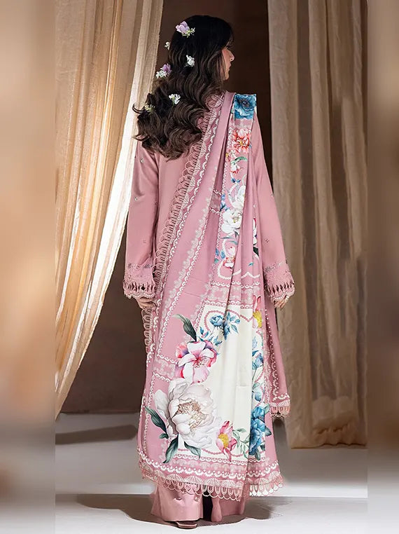 Rangrez by Coral Unstitched Embroidered Linen Collection'26 (D-12)