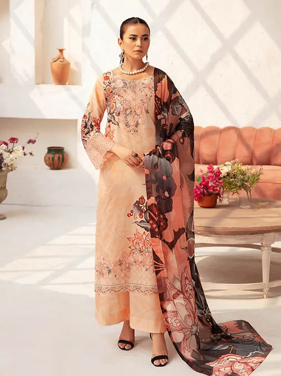 Rangrez by Ramsha Luxury Lawn Collection 2025 Vol-07