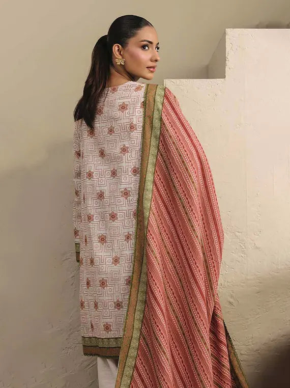 Raqs Unstitched Printed Khaddar Collection'26 Vol-04 (D-10)
