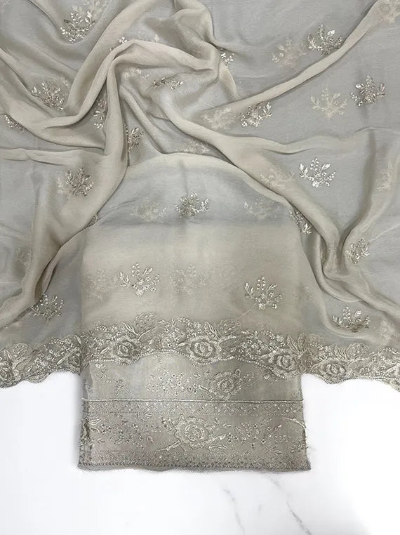 Raw Silk Embroidered Chiffon Edit 2025 (IQ163-05)