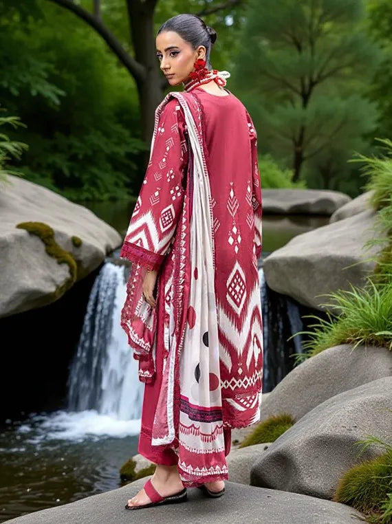 Ready To Wear MONSOON Printed Cambric Collection 2025 Vol-02 (D-01)