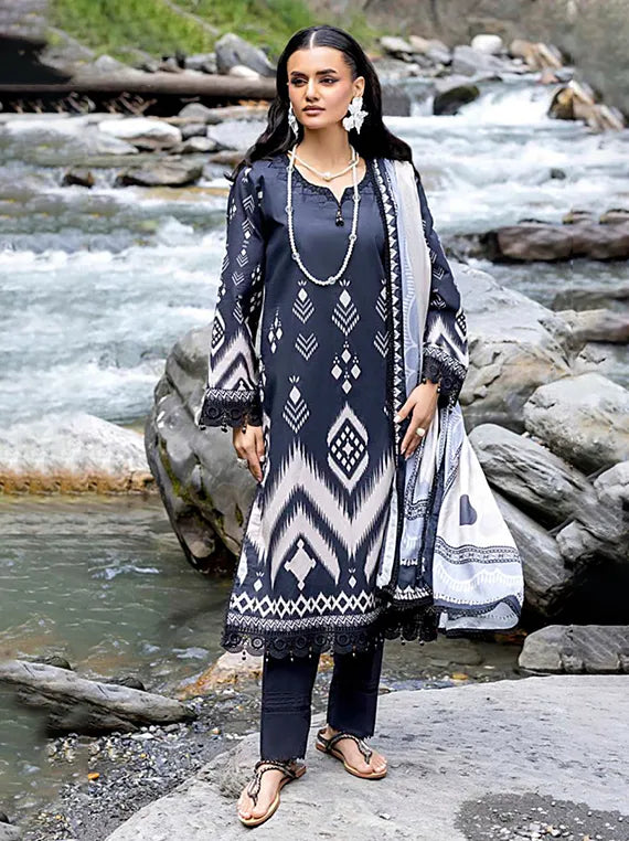 Ready To Wear MONSOON Printed Cambric Collection 2025 Vol-02 (D-07)