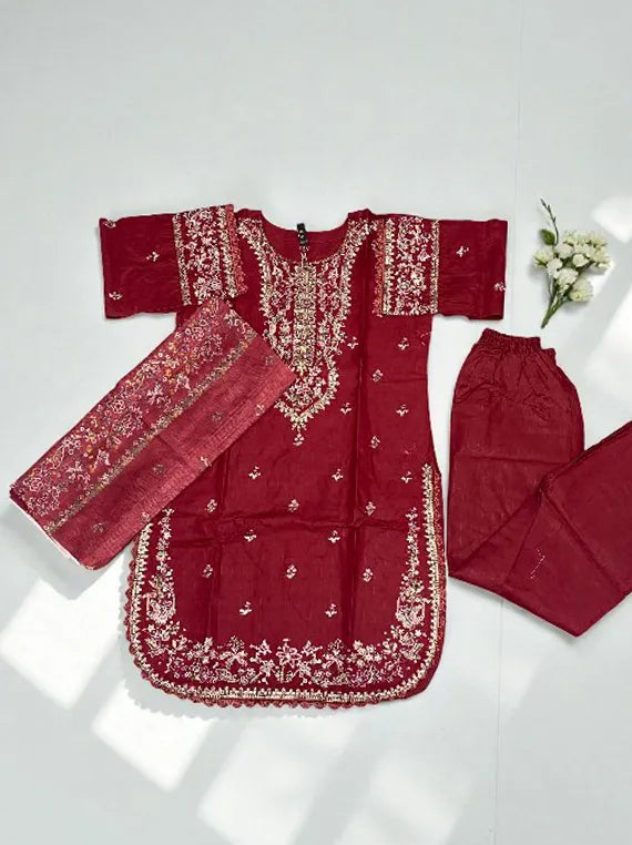 Ready to Wear Embroidered Khaddar Edit 2025 Vol-25MX23 (D-14)