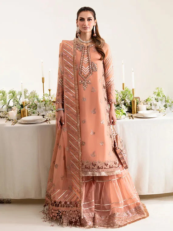 Reena Handcrafted Chiffon Collection 2024 By Alizeh (AF-HM-4020-Margret)