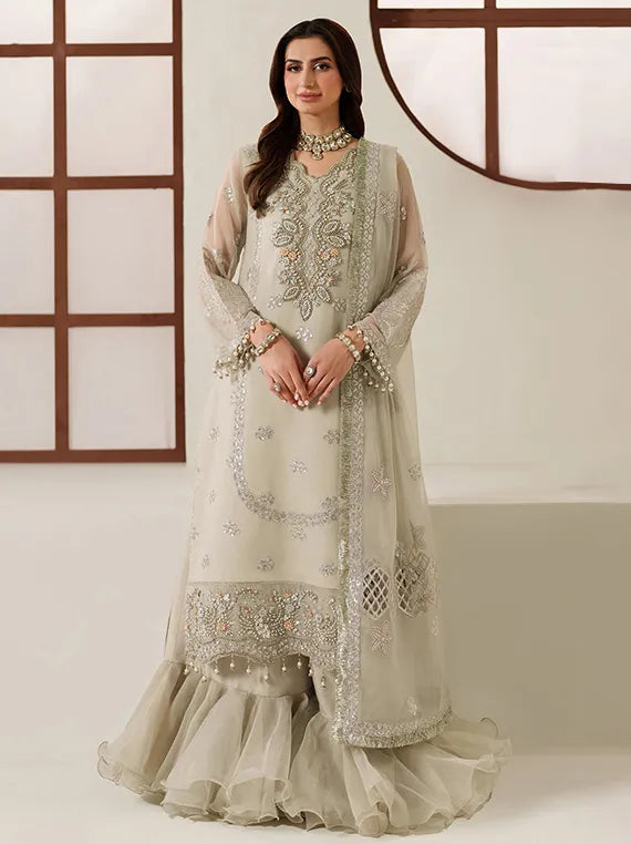Reena by Alizeh Embroidered Chiffon Collection 2025 (4048-Nashmia)