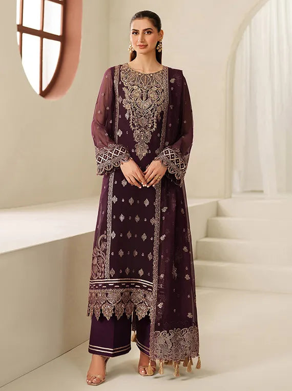 Reena by Alizeh Embroidered Chiffon Collection 2025 (4053-Tehwar)