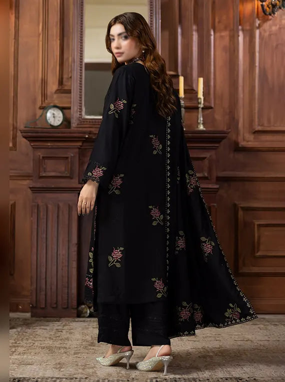 Resham by Fantak Embroidered Karandi Unstitched Collection'26 V-518 (D-01)