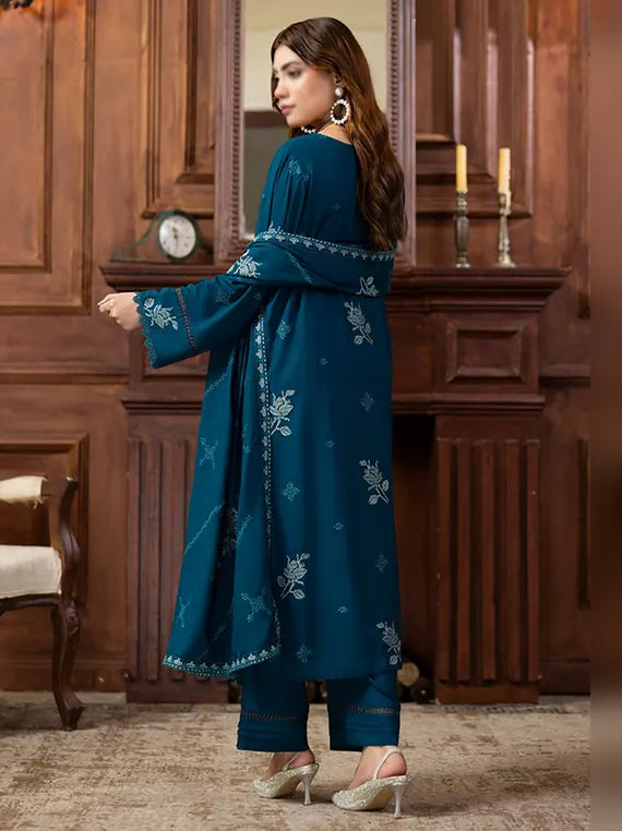 Resham by Fantak Embroidered Karandi Unstitched Collection'26 V-518 (D-03)