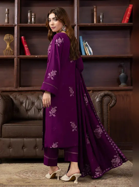 Resham by Fantak Embroidered Karandi Unstitched Collection'26 V-518 (D-05)