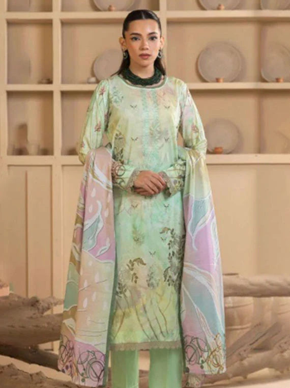 Rewayat E Lawn Embroidered Collection 2026 Vol-3LA (D-06)