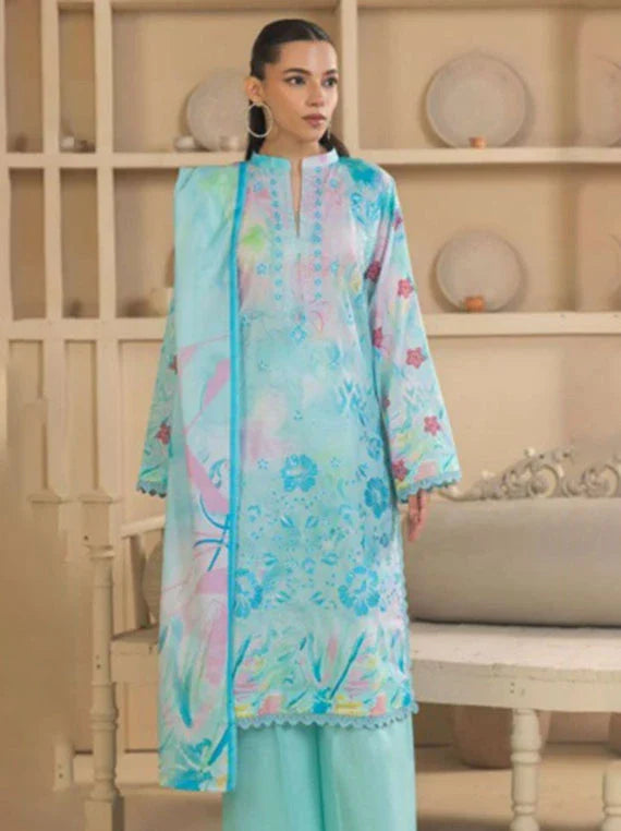 Rewayat E Lawn Embroidered Collection 2026 Vol-3LA (D-10)