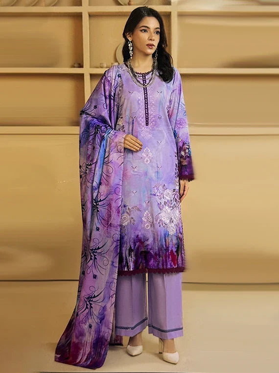 Riwayat E Lawn Embroidered Lawn Edit26 Vol-26DE01 (D-03)