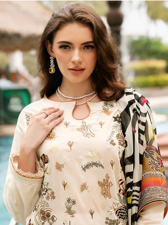 Riwayat Lawn Collection 2025 Vol-11 by Ramsha (Y-1106)