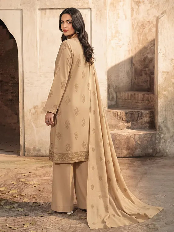 Riwayat by Eleganza Embroidered Peach Unstitched Collection'26 Vol-124 (D-01)