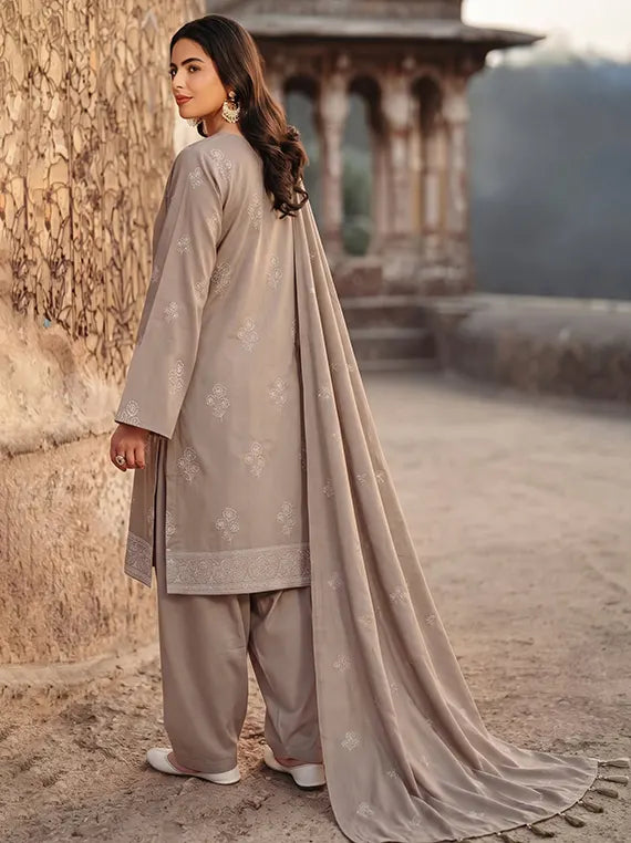 Riwayat by Eleganza Embroidered Peach Unstitched Collection'26 Vol-124 (D-04)