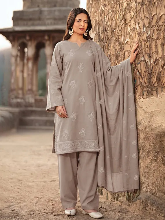 Riwayat by Eleganza Embroidered Peach Unstitched Collection'26 Vol-124 (D-04)