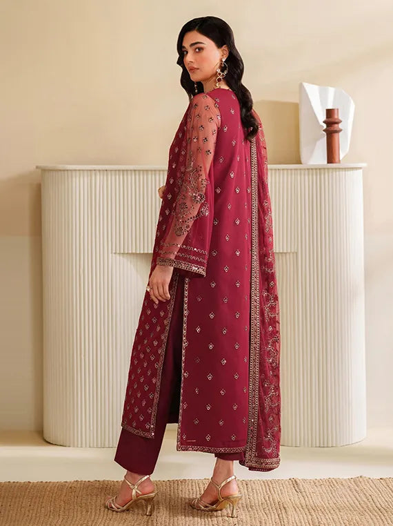 Roohi by ZARIF Embroidered Net Collection 2025 (ZRF-RFE-03)