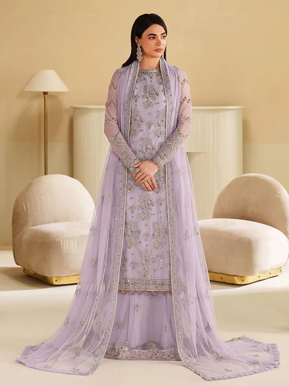 Roohi by ZARIF Embroidered Net Collection 2025 (ZRF-RFE-04)