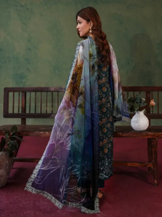 Rose Lawn by Abisha Fabrics Printed Collection 2026 Series 04 (D-02)