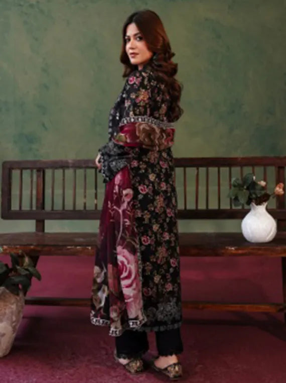 Rose Lawn by Abisha Fabrics Printed Collection 2026 Series 04 (D-04)