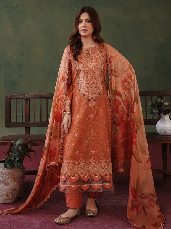 Rose Lawn by Abisha Fabrics Printed Collection 2026 Series 04 (D-06)