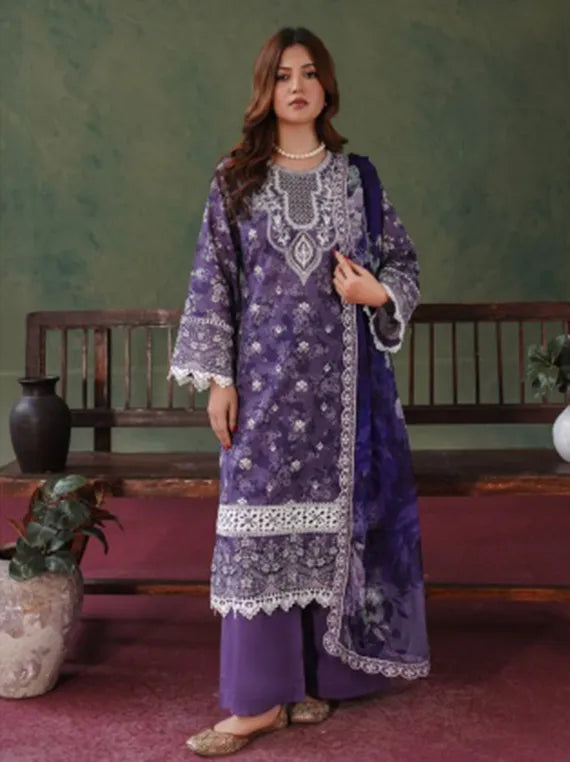 Rose Lawn by Abisha Fabrics Printed Collection 2026 Series 04 (D-09)