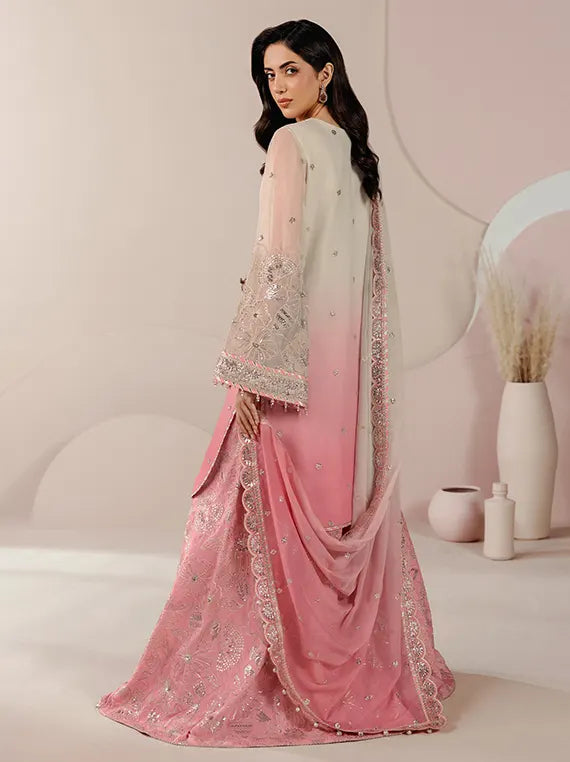 Roselle by Zarif Unstitched Embroidered & Printed Chiffon Collection 26 (06-BLISS)
