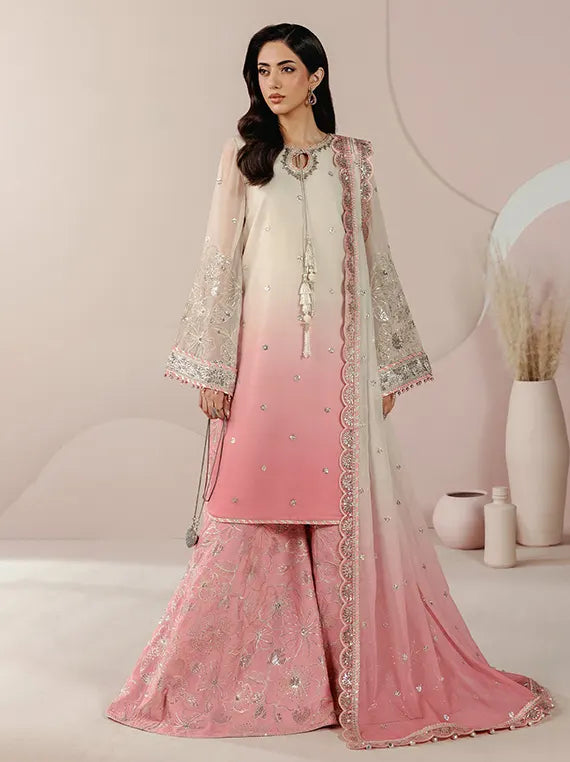 Roselle by Zarif Unstitched Embroidered & Printed Chiffon Collection 26 (06-BLISS)