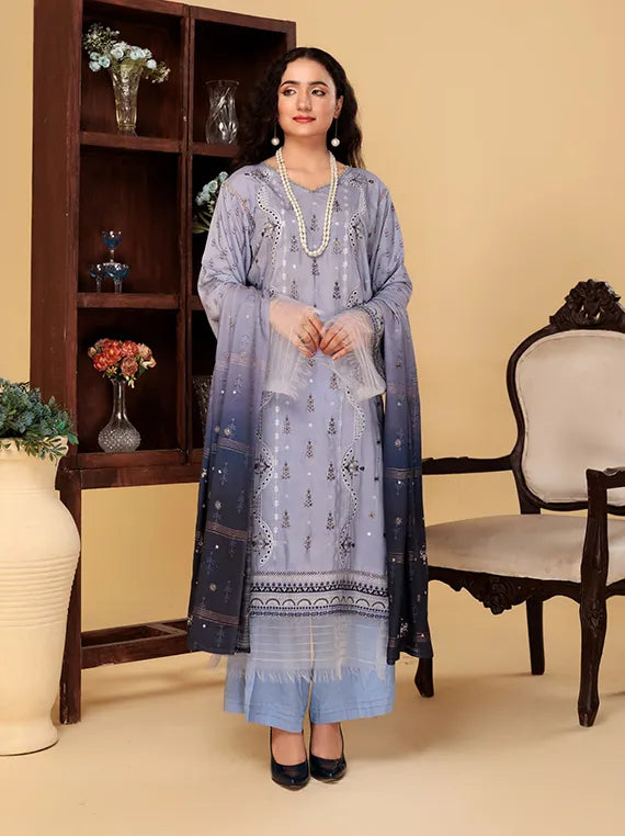 Roshni Embroidered Viscose Collection 2024 By Abisha Fabrics (D-08)