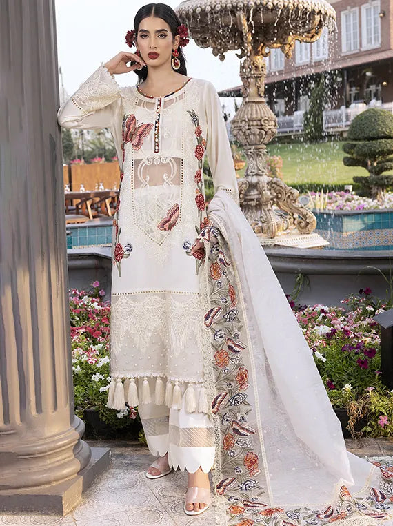 Royal Heritage Lawn Collection 2026 (05-White Queen)
