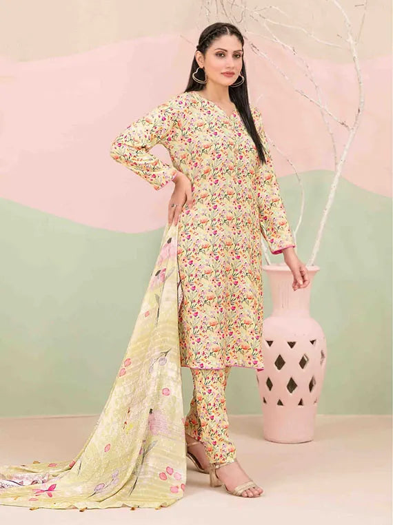 Rozerin Leather Peach Collection 2024 By Tawakkal Fabric (D-9773)