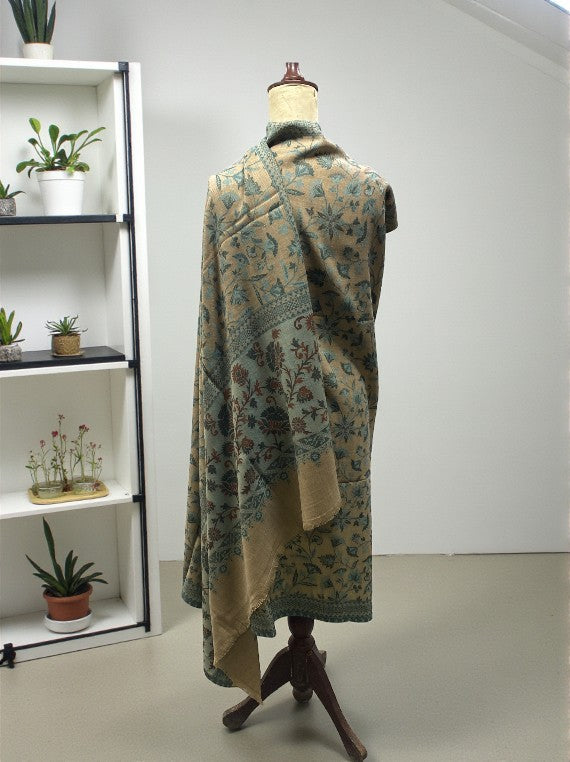 Ruib 4 Border Printed Wool Shawl Edit 2025 Vol-25DS19 (25DS19-01)