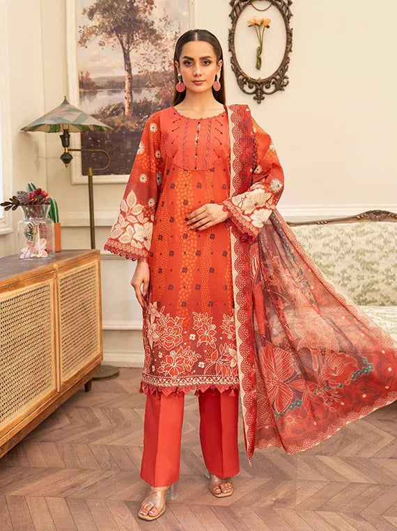 RungBurry Printed Lawn Collection 2025 by Sitara Textile (D-04)