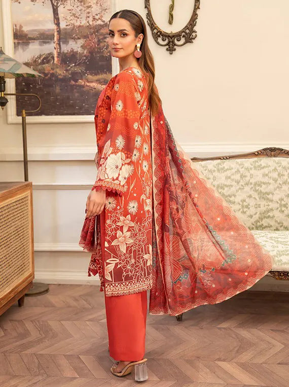 RungBurry Printed Lawn Collection 2025 by Sitara Textile (D-04)