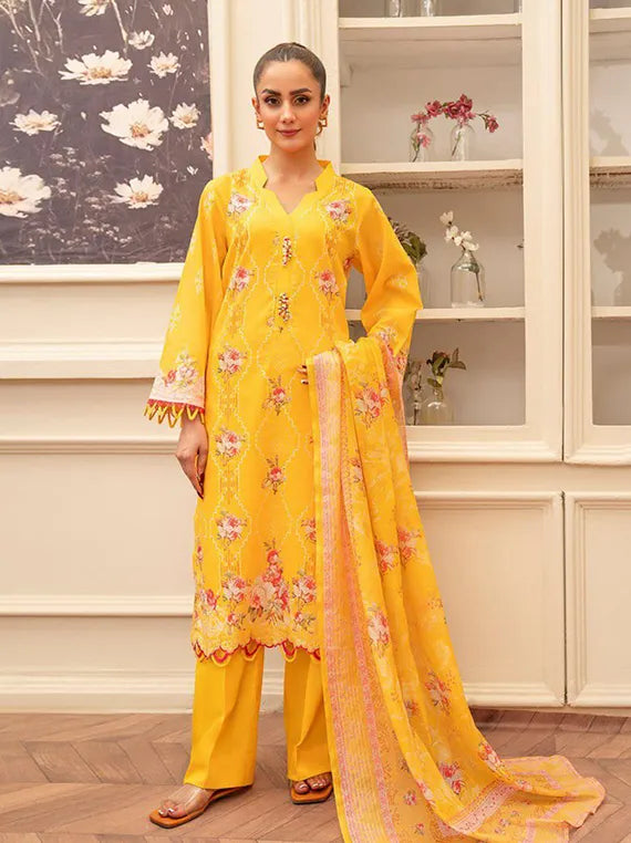RungBurry Printed Lawn Collection 2025 by Sitara Textile (D-05)