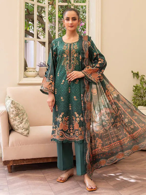 RungBurry Printed Lawn Collection 2025 by Sitara Textile (D-06)